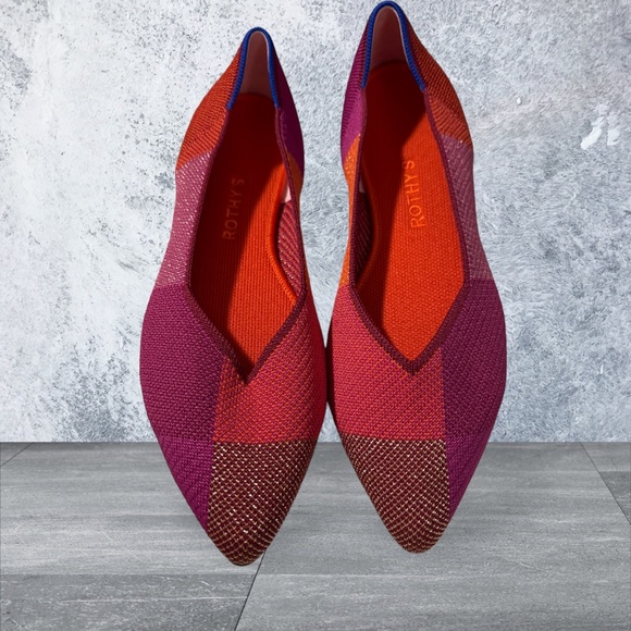 Rothy's Shoes - Rothy's Metallic Pomegranate Point Rare Limited Edition 10.5. NWOB
